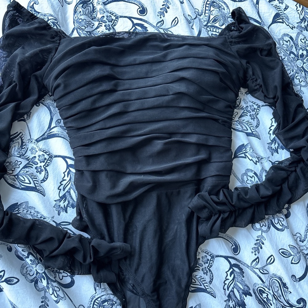 princess polly Black bodysuit